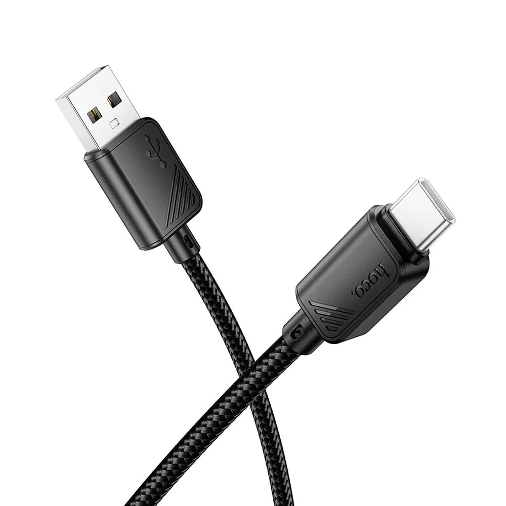 Kabel za prijenos podataka i punjenje USB-A - USB-C HOCO X113, 18W, 1m, Crna
