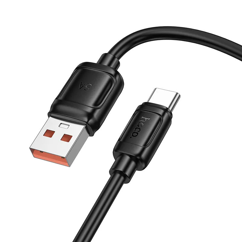 Kabel za prijenos podataka i punjenje USB-A - USB-C HOCO X115, 100W, 1m, Crni