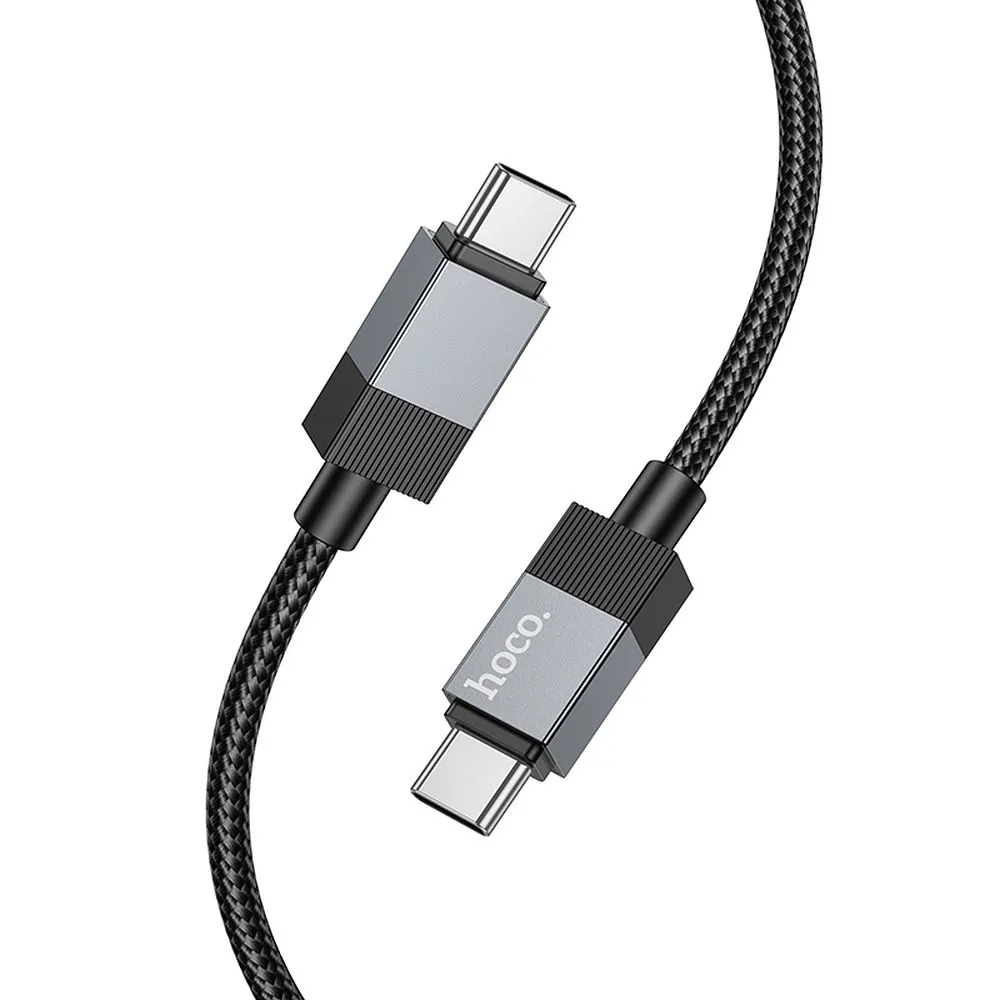 USB-C - USB-C kabel za prijenos podataka i punjenje HOCO X110, 60W, 1m, Crna