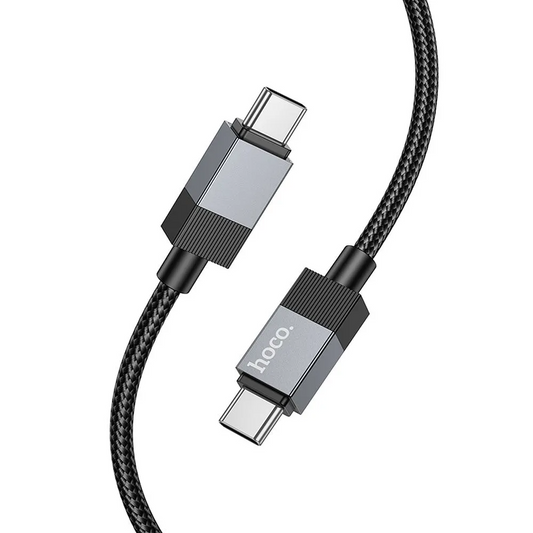 USB-C - USB-C kabel za prijenos podataka i punjenje HOCO X110, 60W, 1m, Crna