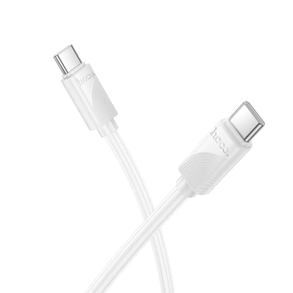 USB-C - USB-C kabel za prijenos podataka i punjenje HOCO X114, 60W, 1m, Bijela