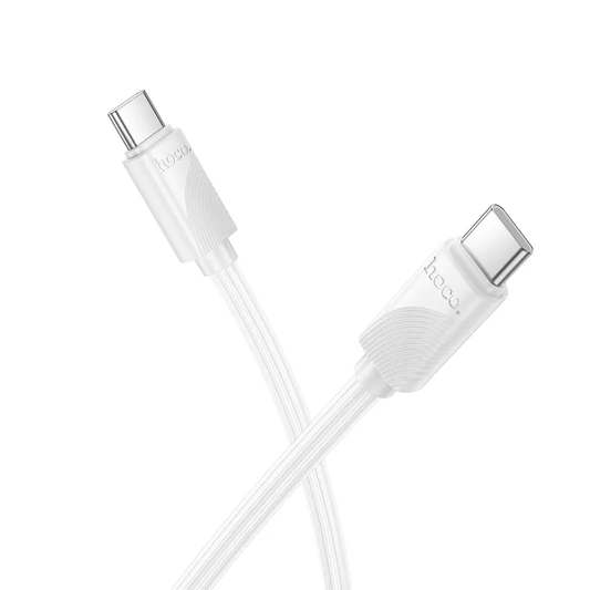 USB-C - USB-C kabel za prijenos podataka i punjenje HOCO X114, 60W, 1m, Bijela