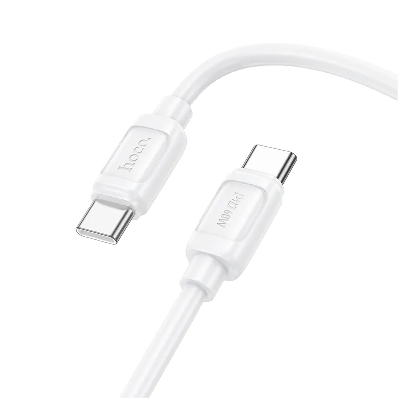 USB-C - USB-C kabel za prijenos podataka i punjenje HOCO X115, 240W, 1m, Bijela