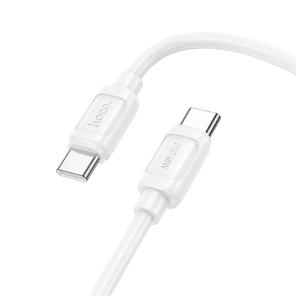 USB-C - USB-C kabel za prijenos podataka i punjenje HOCO X115, 240W, 1m, Bijela