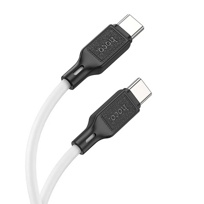 Kabel za prijenos podataka i punjenje USB-C - USB-C HOCO X90, 60W, 1m, Bijeli