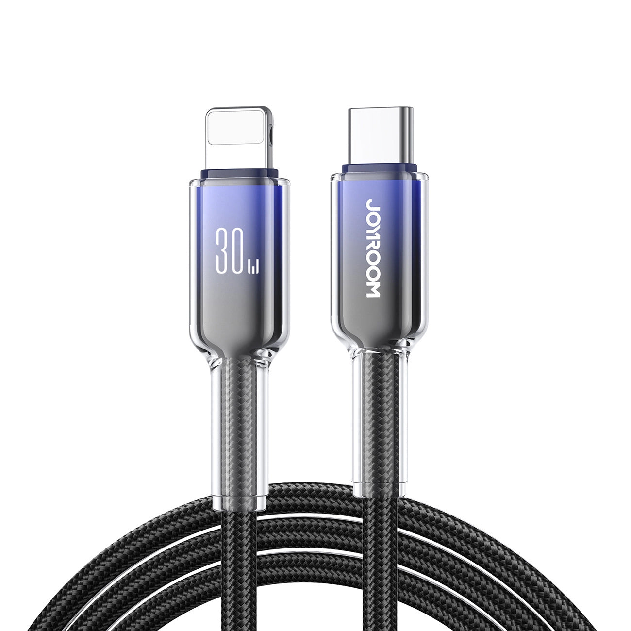 USB-C kabel za prijenos podataka i punjenje - Lightning Joyroom S-A42, 30W, 1.2m, Crna