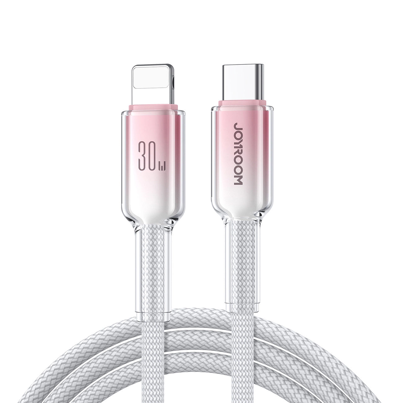 USB-C kabel za prijenos podataka i punjenje - Lightning Joyroom S-A42, 30W, 1.2m, Bijela