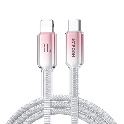 USB-C kabel za prijenos podataka i punjenje - Lightning Joyroom S-A42, 30W, 1.2m, Bijela