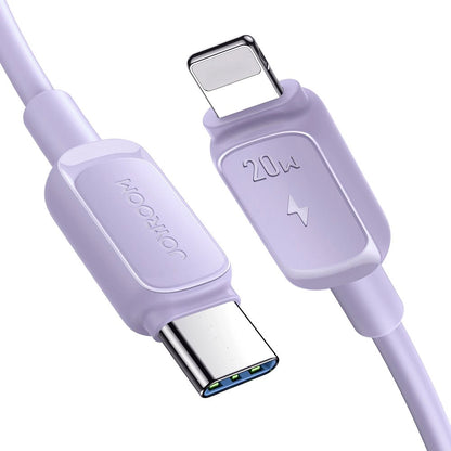 USB-C kabel za prijenos podataka i punjenje - Lightning Joyroom S-A14, 20W, 1.2m, Ljubičasta