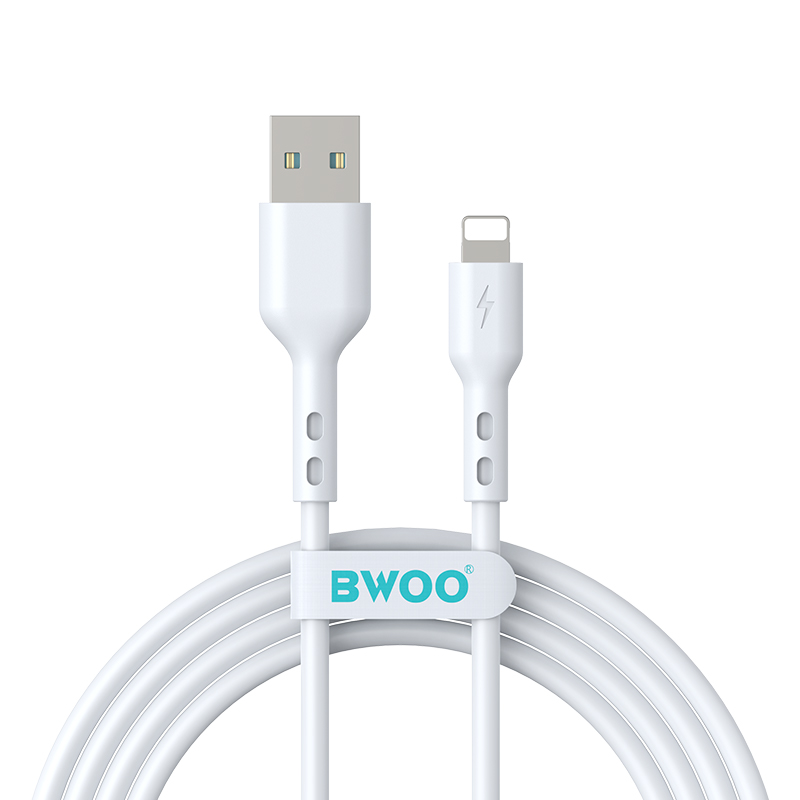USB-A - Lightning kabel za prijenos podataka i punjenje BWOO BO-X172L-2M, 15W, 2m, Bijela
