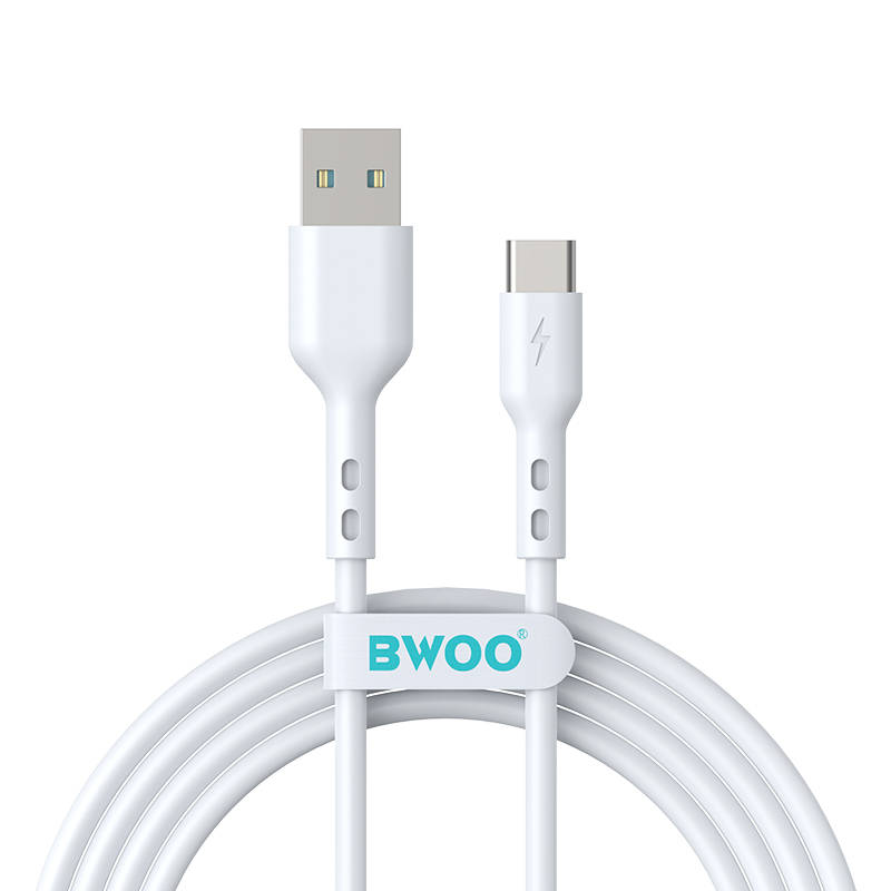 Kabel za prijenos podataka i punjenje USB-A - USB-C BWOO BO-X172C-2M, 15W, 2m, Bijeli
