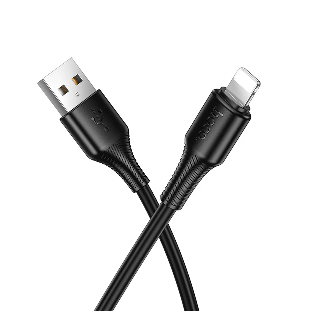 USB-A - Lightning HOCO X120 kabel za prijenos podataka i punjenje, 18W, 1m, Crni