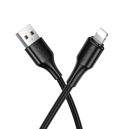 USB-A - Lightning HOCO X120 kabel za prijenos podataka i punjenje, 18W, 1m, Crni