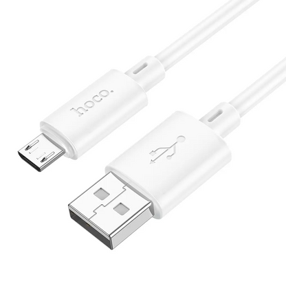 Kabel za prijenos podataka i punjenje USB-A - microUSB HOCO X88, 18W, 2m, Bijeli
