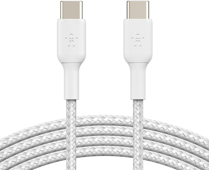 USB-C - USB-C kabel za prijenos podataka i punjenje Belkin BoostCharge Pro, 60W, 2m, Bijela CAB004bt2MWH