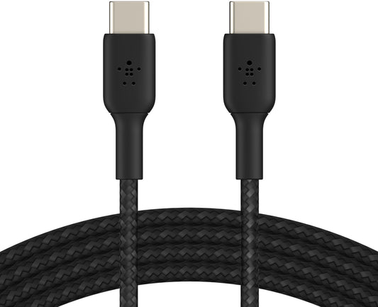 USB-C - USB-C kabel za prijenos podataka i punjenje Belkin BoostCharge Pro, 60W, 2m, Crni CAB004bt2MBK