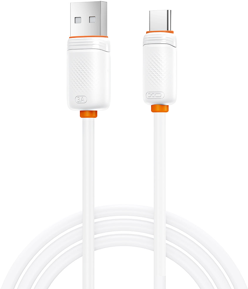 Kabel za prijenos podataka i punjenje USB-A - USB-C XO Design NB302, 18W, 1m, Bijeli