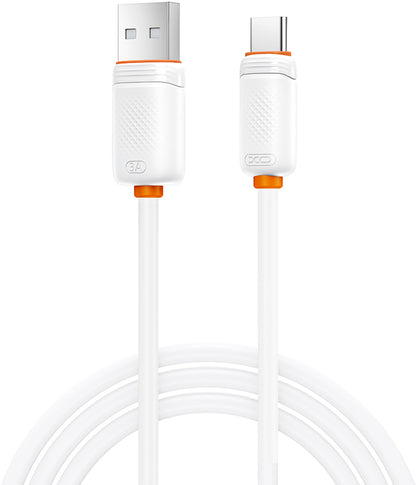 Kabel za prijenos podataka i punjenje USB-A - USB-C XO Design NB302, 18W, 1m, Bijeli