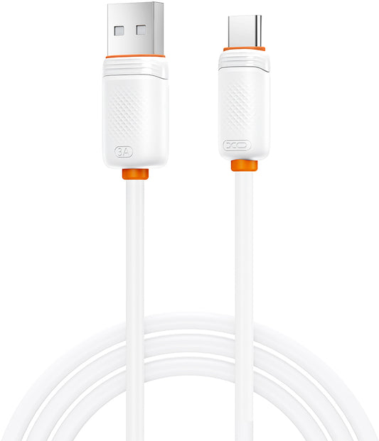Kabel za prijenos podataka i punjenje USB-A - USB-C XO Design NB302, 18W, 1m, Bijeli