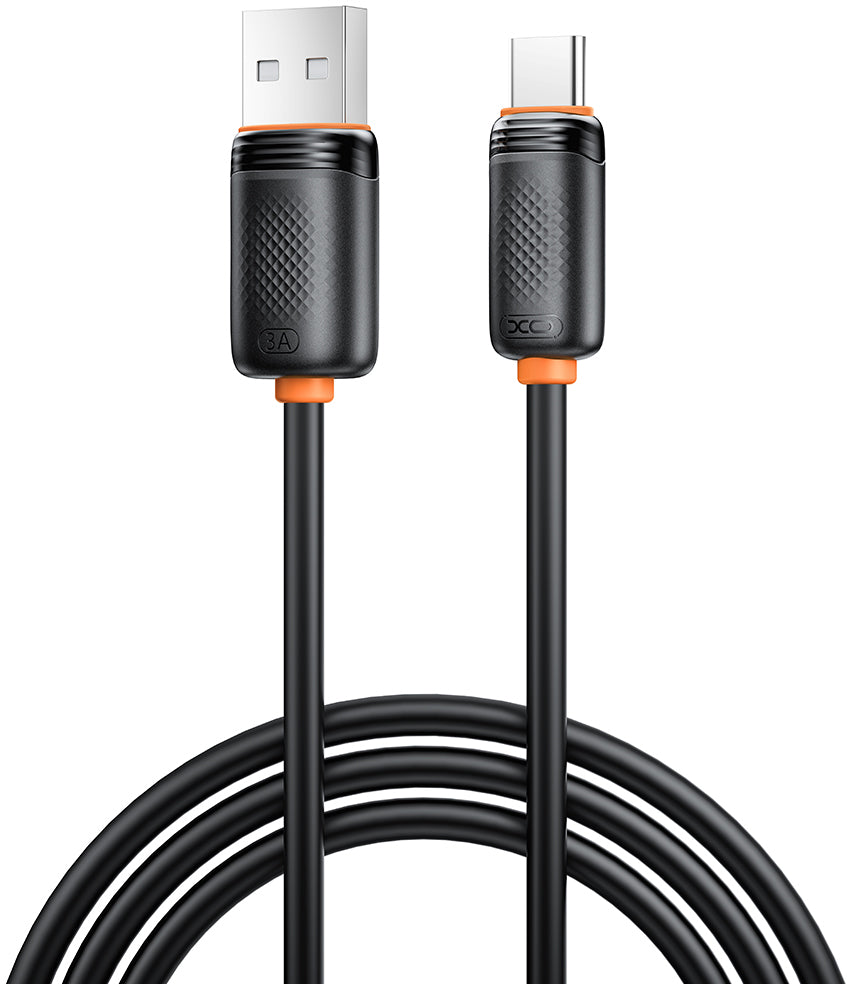 Kabel za prijenos podataka i punjenje USB-A - USB-C XO Design NB302, 18W, 1m, Crni