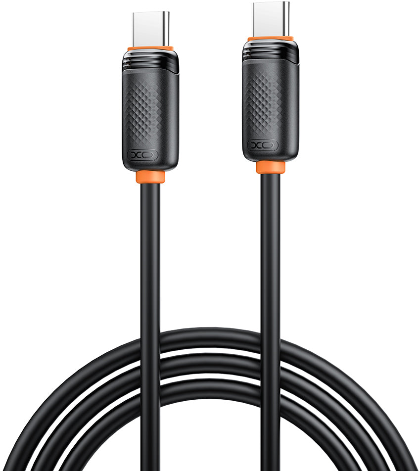 USB-C - USB-C kabel za prijenos podataka i punjenje XO Design NB-Q302B, 60W, 1m, Crna