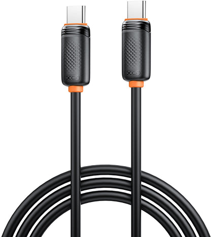 USB-C - USB-C kabel za prijenos podataka i punjenje XO Design NB-Q302B, 60W, 1m, Crna