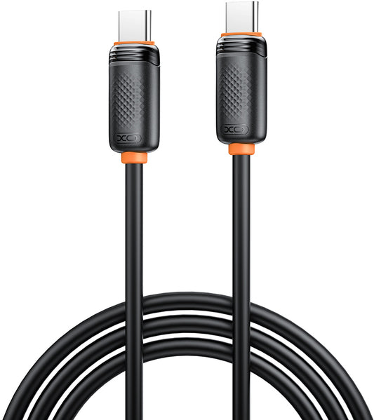USB-C - USB-C kabel za prijenos podataka i punjenje XO Design NB-Q302B, 60W, 1m, Crna