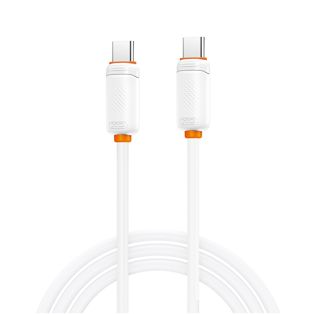 USB-C - USB-C kabel za prijenos podataka i punjenje XO Design NB-Q298, 240W, 1m, Bijela
