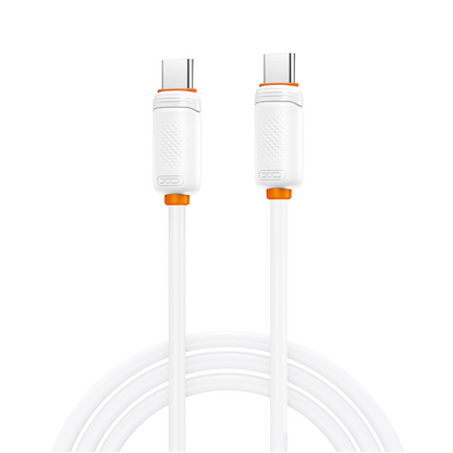 USB-C - USB-C kabel za prijenos podataka i punjenje XO Design NB-Q298, 240W, 1m, Bijela