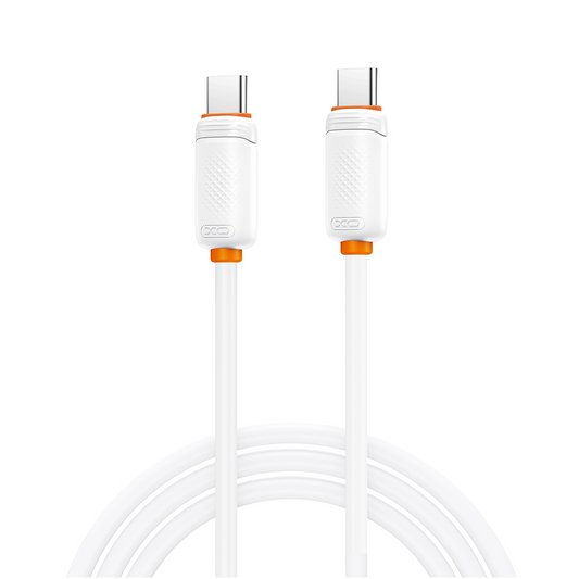 USB-C - USB-C kabel za prijenos podataka i punjenje XO Design NB-Q298, 240W, 1m, Bijela