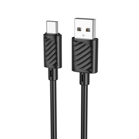 Kabel za prijenos podataka i punjenje USB-A - USB-C HOCO X88, 18W, 2m, Crni