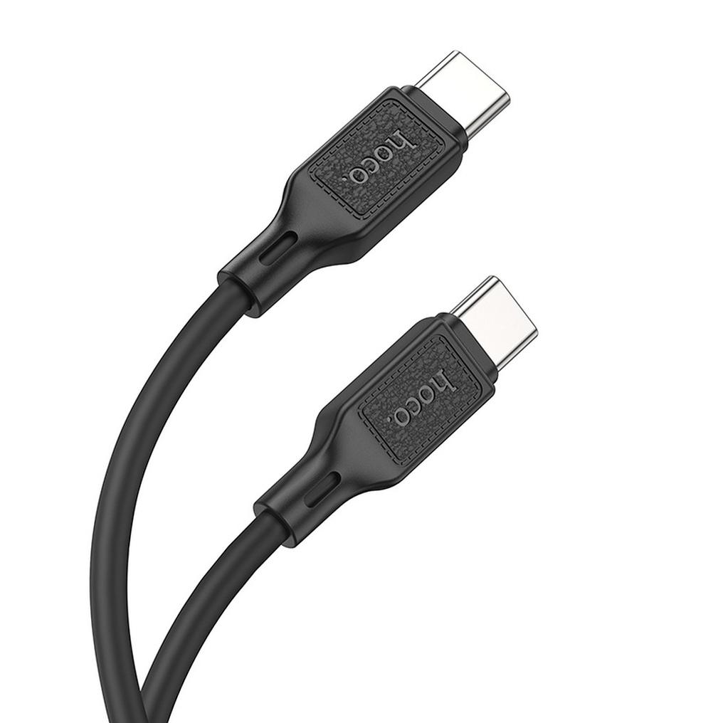 Kabel za prijenos podataka i punjenje USB-C - USB-C HOCO X90, 60W, 1m, Crna