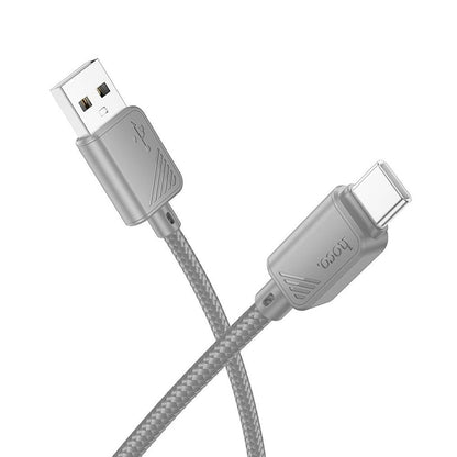 Kabel za prijenos podataka i punjenje USB-A - USB-C HOCO X113, 18W, 1m, Siva