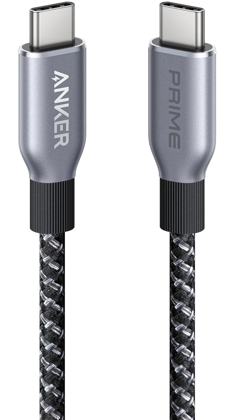 Anker Prime USB-C na USB-C kabel za prijenos podataka i punjenje, 240 W, 0,9 m, crni A88E2011