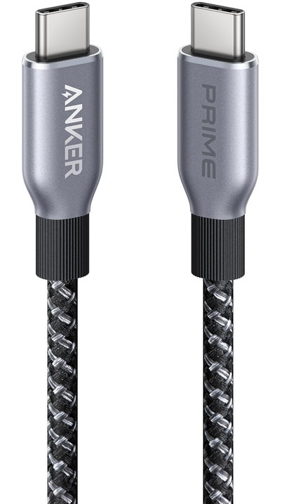 Anker Prime USB-C na USB-C kabel za prijenos podataka i punjenje, 240 W, 0,9 m, crni A88E2011