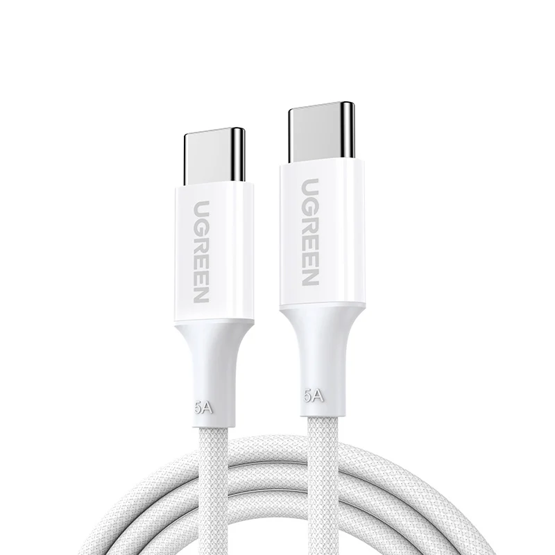 USB-C - USB-C kabel za prijenos podataka i punjenje UGREEN L502 (35221), 100W, 2m, Bijeli