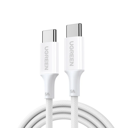 USB-C - USB-C kabel za prijenos podataka i punjenje UGREEN L502 (35221), 100W, 2m, Bijeli