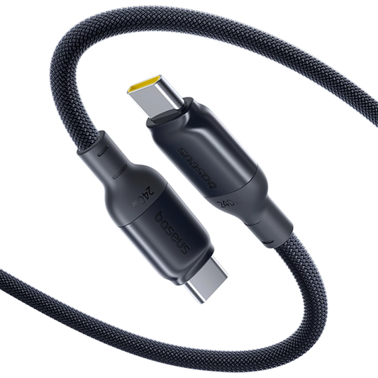 USB-C - USB-C kabel za prijenos podataka i punjenje Baseus PicoGo II, 240W, 1m, Crni E0423300