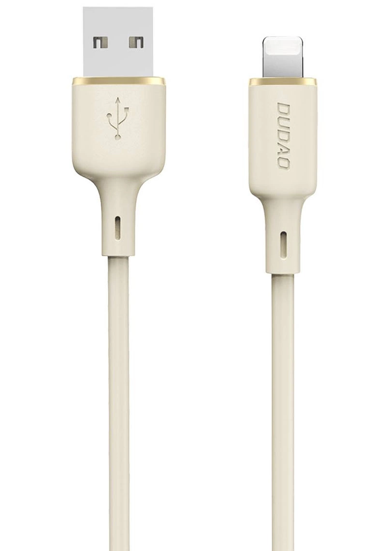 USB-A - Lightning kabel za prijenos podataka i punjenje Dudao L7SL, 18W, 1m, bež