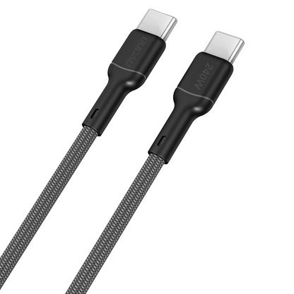 USB-C - USB-C kabel za prijenos podataka i punjenje Dudao L9C Max, 240W, 1.2m, Crna