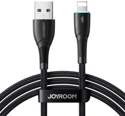 Joyroom SA32-AL3 USB-A – Lightning kabel za prijenos podataka i punjenje, 18 W, 1 m, crni