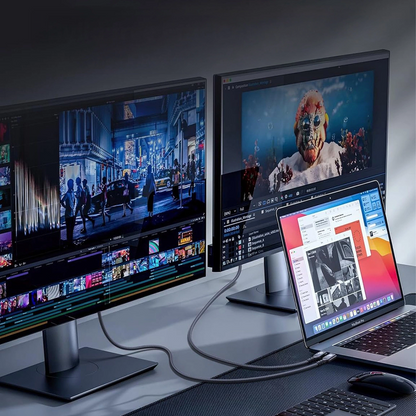 Kabel za prijenos podataka i punjenje USB-C - USB-C WZK WPS-UY42S, 240W, 2m, Crni