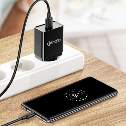 Kabel za podatke i punjenje USB-A - USB-C UGREEN US184, 18W, 0.5m, Crni
