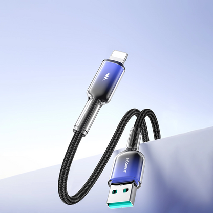 USB-A kabel za prijenos podataka i punjenje - Lightning Joyroom S-A42, 18W, 1.2m, Crna