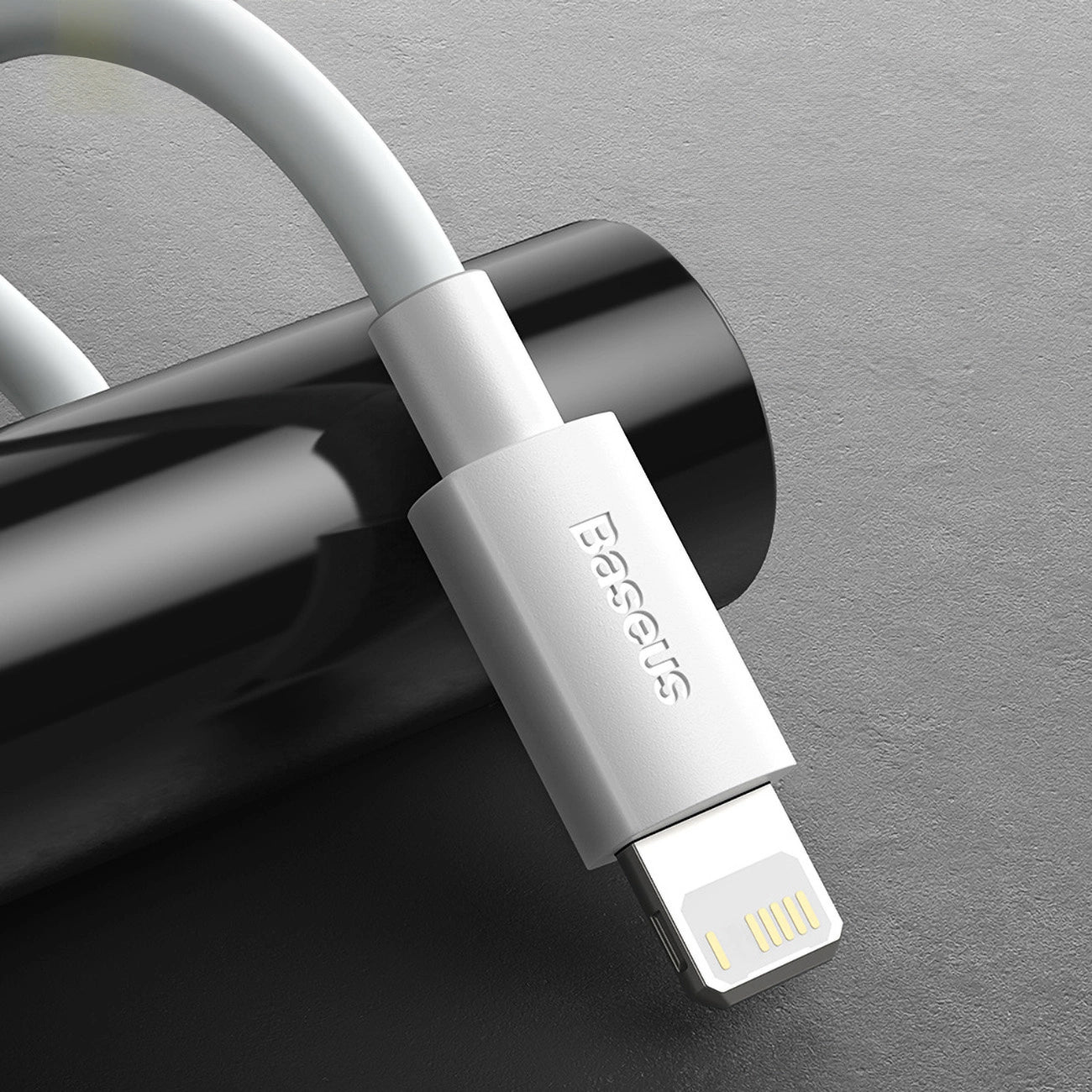 Kabel za Prijenos Podataka i Punjenje USB-C - Lightning Baseus Simple Wisdom, 20W, 1.5m, Set 2 komada, Bijeli