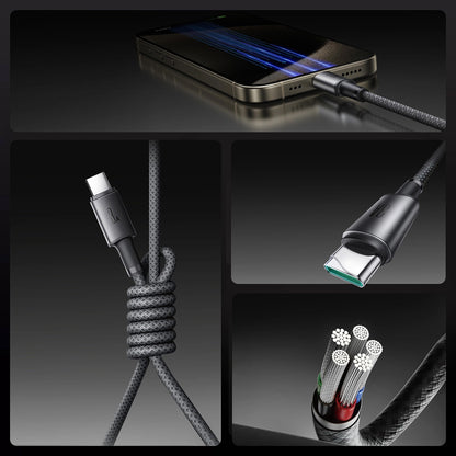 Kabel za podatke i punjenje USB-A - USB-C Joyroom S-A50, 60W, 1.2m, Sivi