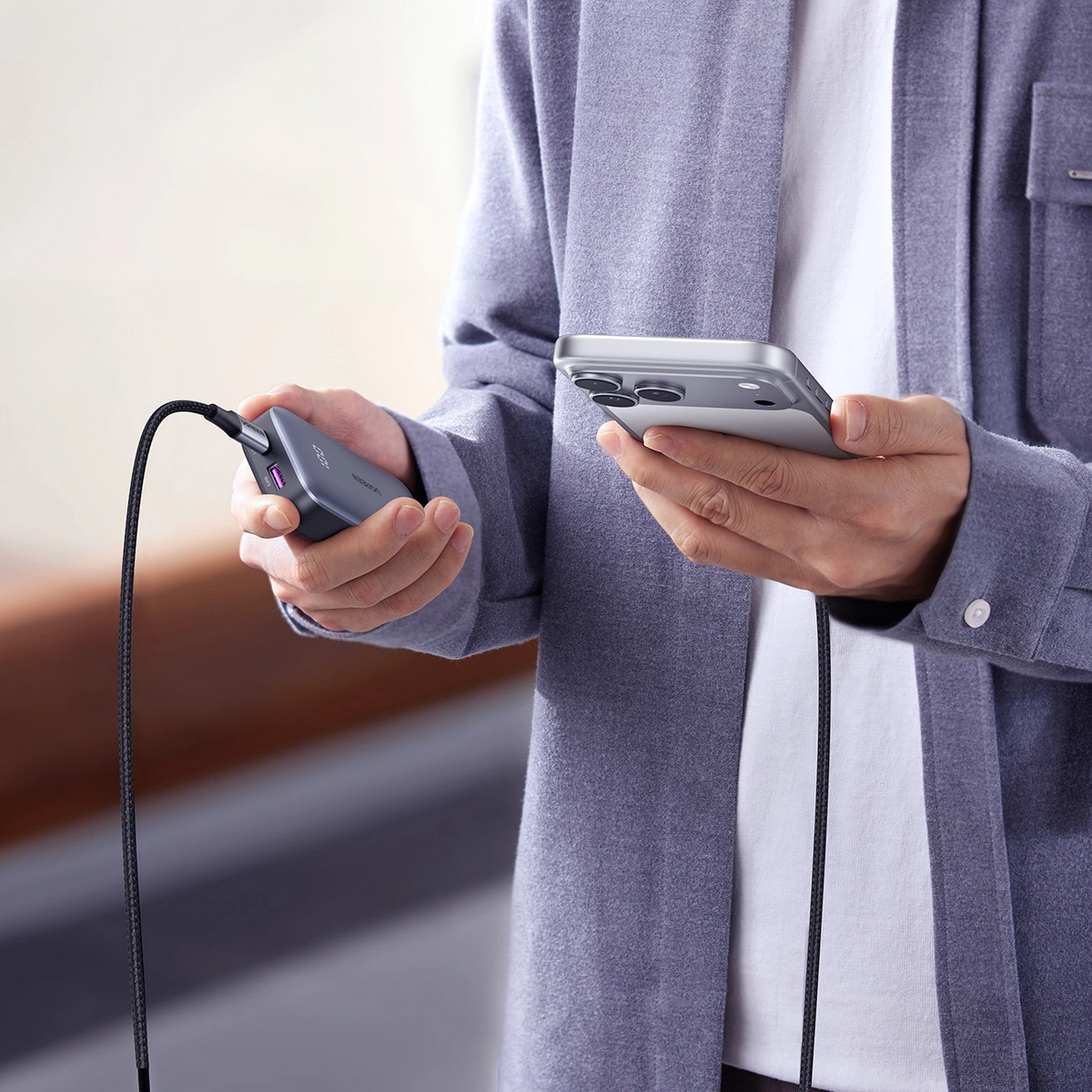 USB-C - USB-C UGREEN kabel za prijenos podataka i punjenje, 100W, 3m, crni