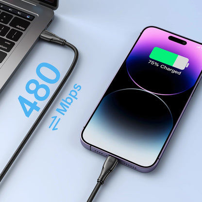 Kabel za prijenos podataka i punjenje USB-C - Lightning Joyroom S-A11, 20W, 0.25m, Crni