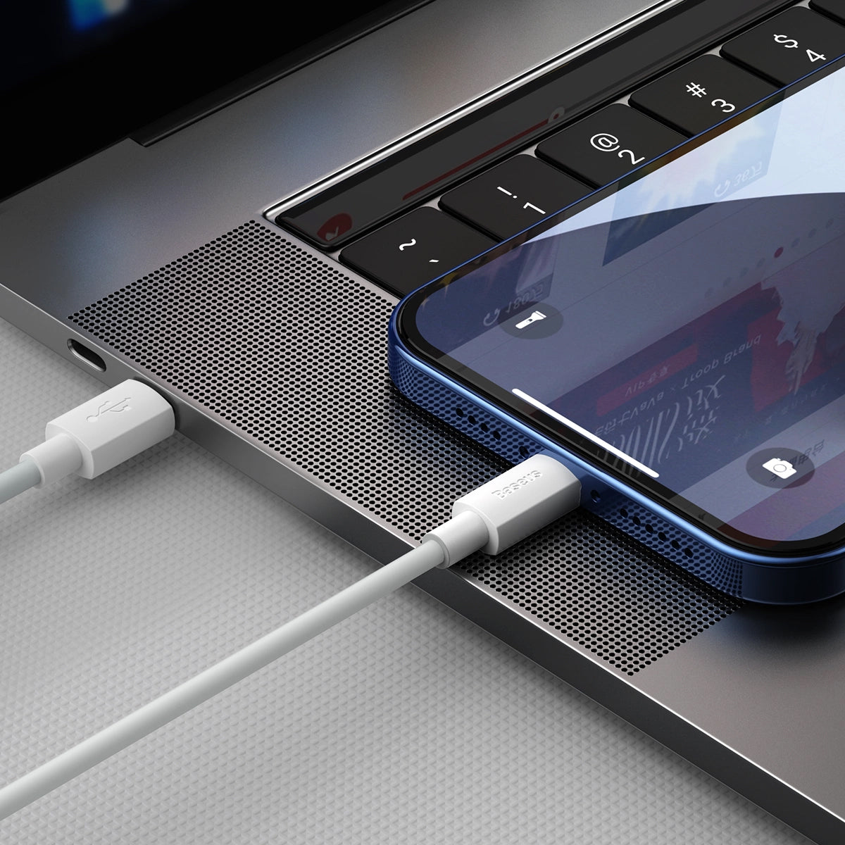 Kabel za Prijenos Podataka i Punjenje USB-C - Lightning Baseus Simple Wisdom, 20W, 1.5m, Set 2 komada, Bijeli