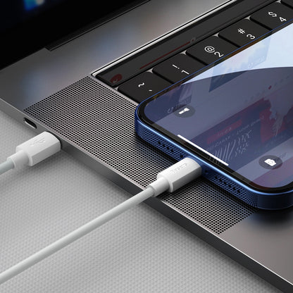 Kabel za Prijenos Podataka i Punjenje USB-C - Lightning Baseus Simple Wisdom, 20W, 1.5m, Set 2 komada, Bijeli